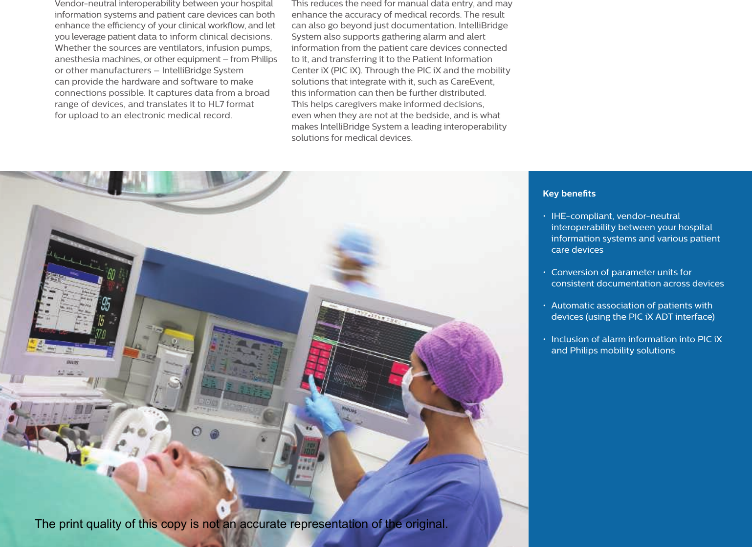 Page 2 of 8 - Philips NOCTN333 452299123691 User Manual Product Brochure Intelli Bridge System Patient Care Device Connectivity And Interoperability Solution 3a4fa6438b04487b8b81a77c014983d6