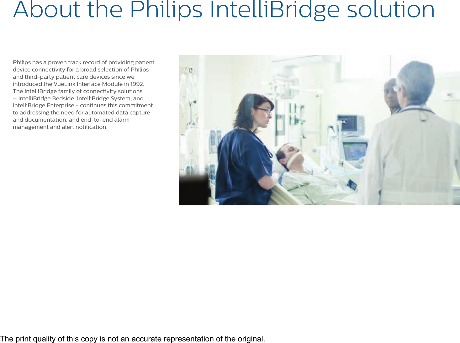 Page 7 of 8 - Philips NOCTN333 452299123691 User Manual Product Brochure Intelli Bridge System Patient Care Device Connectivity And Interoperability Solution 3a4fa6438b04487b8b81a77c014983d6