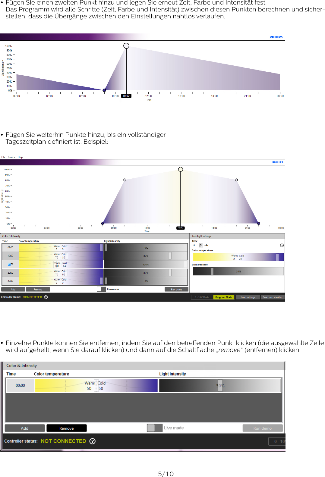 Page 5 of 10 - Philips  Handbuch Coral Care Software ODLI20170601 001-de DE-Coral DE Version 1.0.1