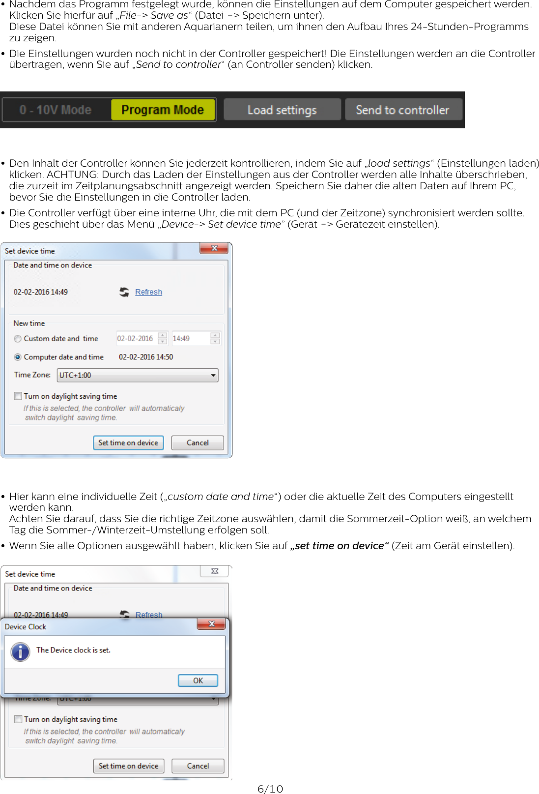 Page 6 of 10 - Philips  Handbuch Coral Care Software ODLI20170601 001-de DE-Coral DE Version 1.0.1