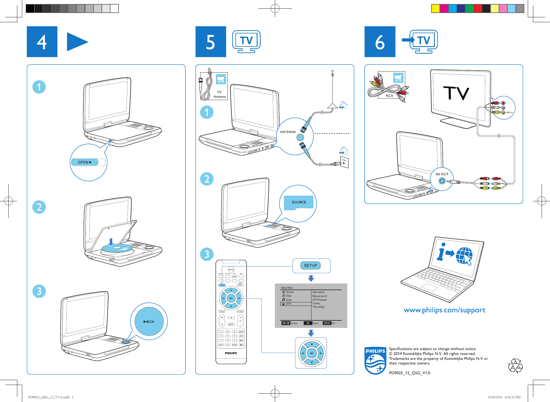 Page 2 of 2 - Philips PD9025/12 User Manual Kiirjuhend Pd9025 12 Qsg Ell