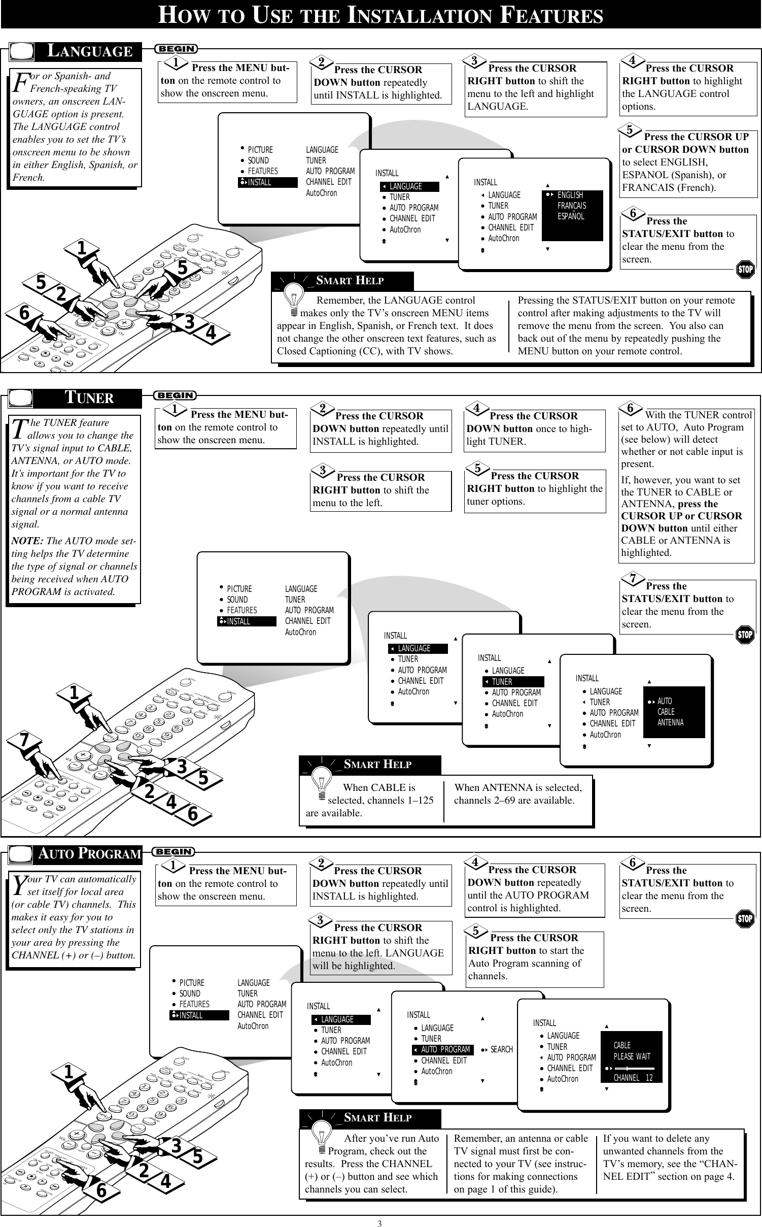 Page 3 of 4 - Philips Philips-27Pt41B-Quick-Start-Guide