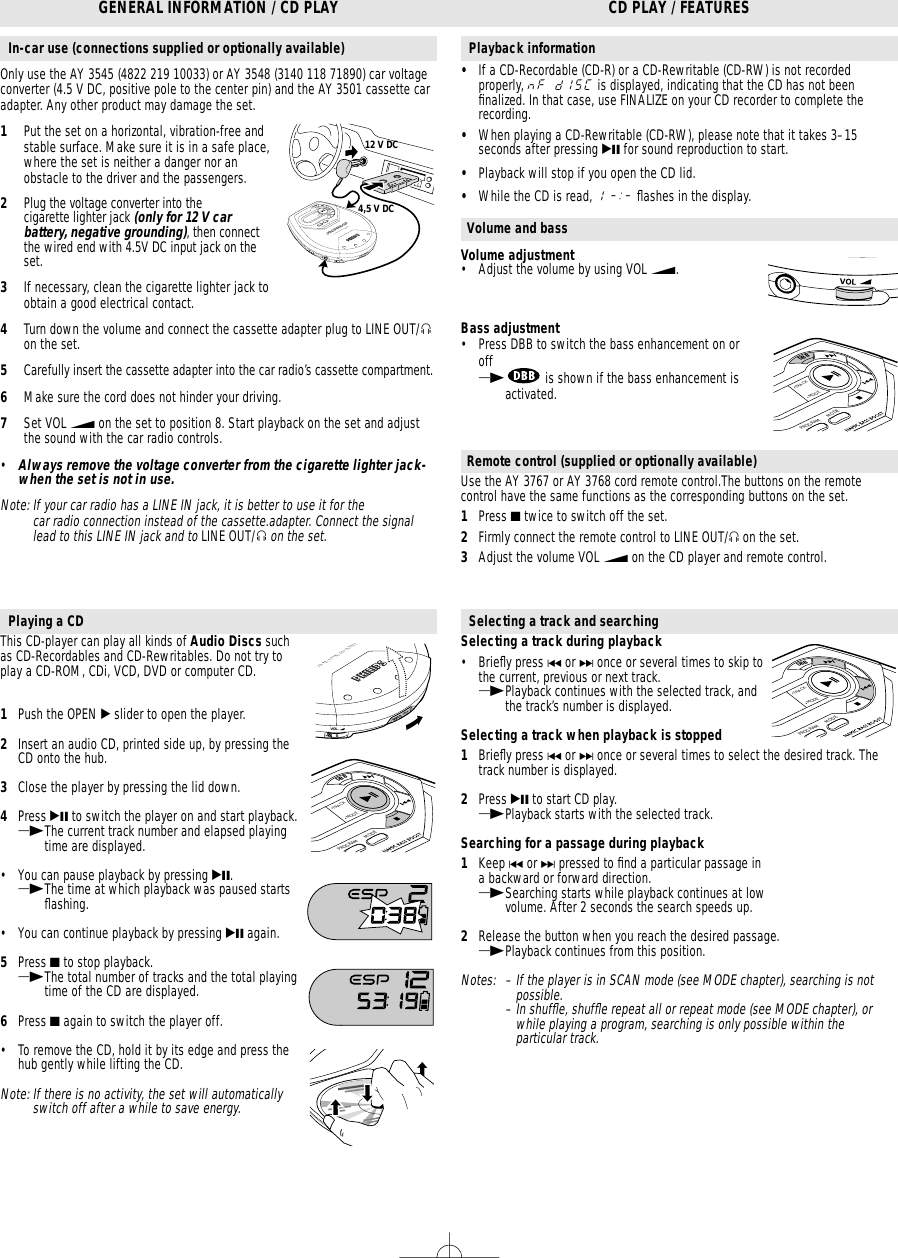 Page 7 of 10 - Philips Philips-Ax5111-Users-Manual- Philips-ax5111-users-manual