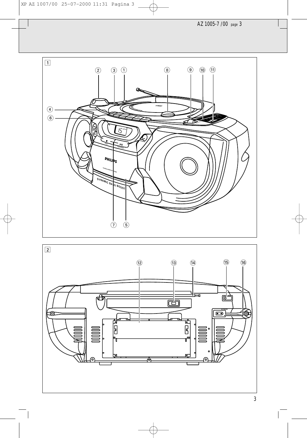 Philips az3856 12 схема