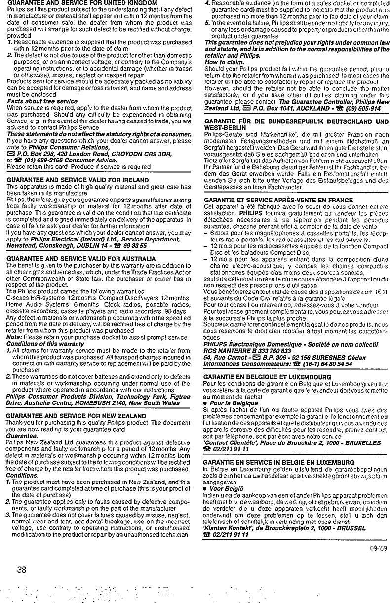 Page 10 of 12 - Philips Philips-Az-6801-Users-Manual-  Philips-az-6801-users-manual