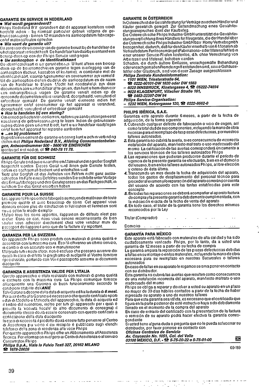 Page 11 of 12 - Philips Philips-Az-6801-Users-Manual-  Philips-az-6801-users-manual