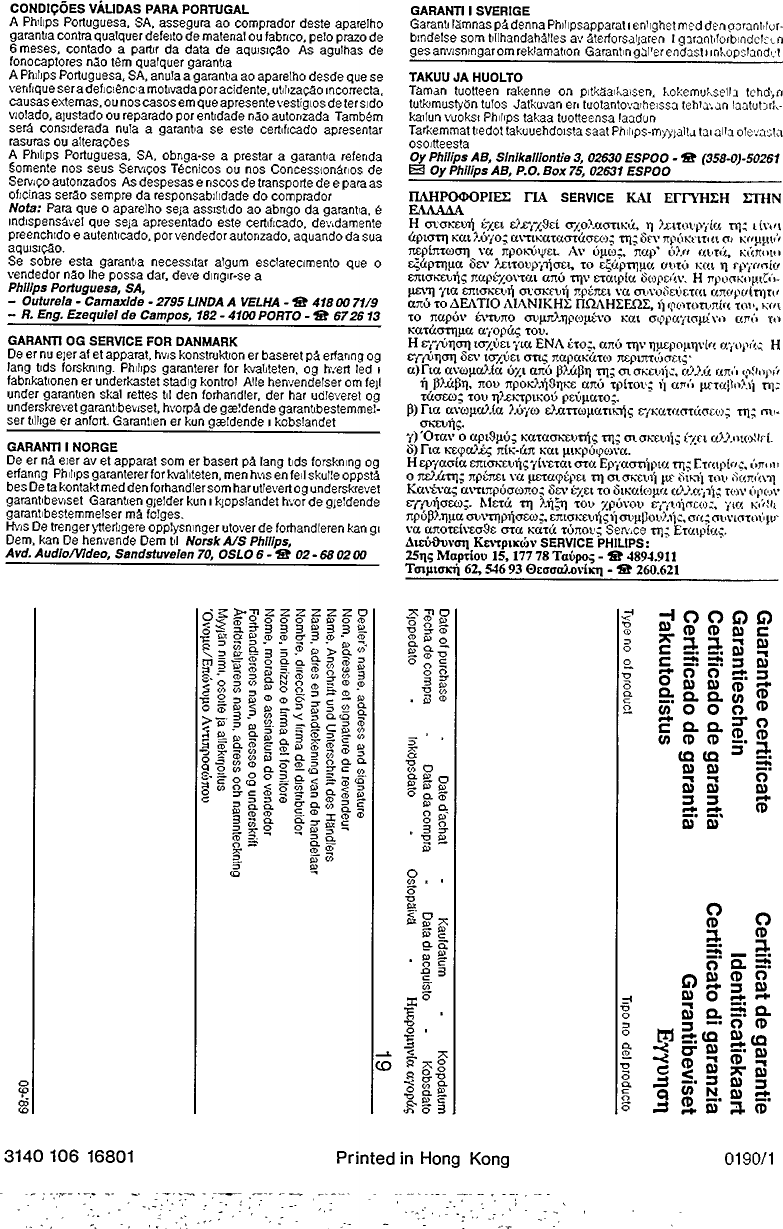 Page 12 of 12 - Philips Philips-Az-6801-Users-Manual-  Philips-az-6801-users-manual