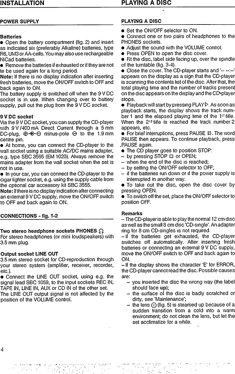 Page 4 of 12 - Philips Philips-Az-6801-Users-Manual-  Philips-az-6801-users-manual