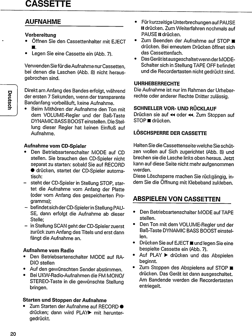 Page 8 of 12 - Philips Philips-Az-8030-Users-Manual-  Philips-az-8030-users-manual