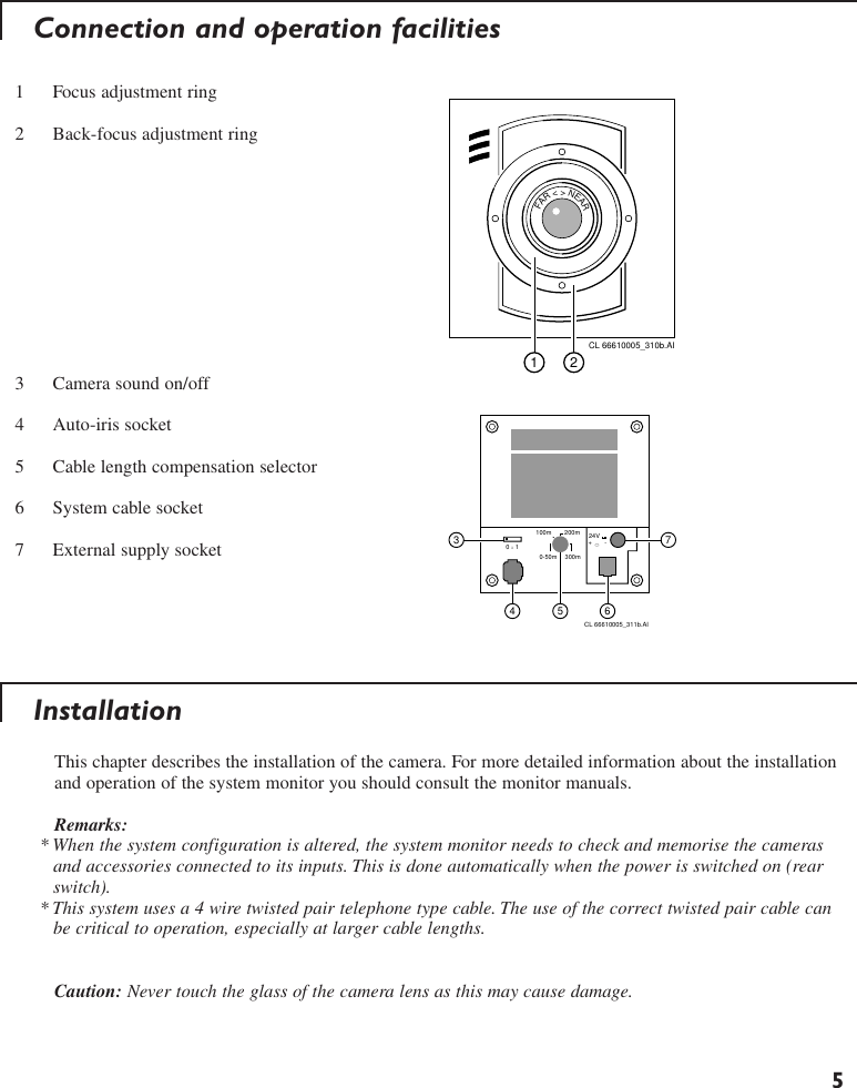 Page 2 of 8 - Philips Philips-Colour-Observation-Camera-Users-Manual-  Philips-colour-observation-camera-users-manual