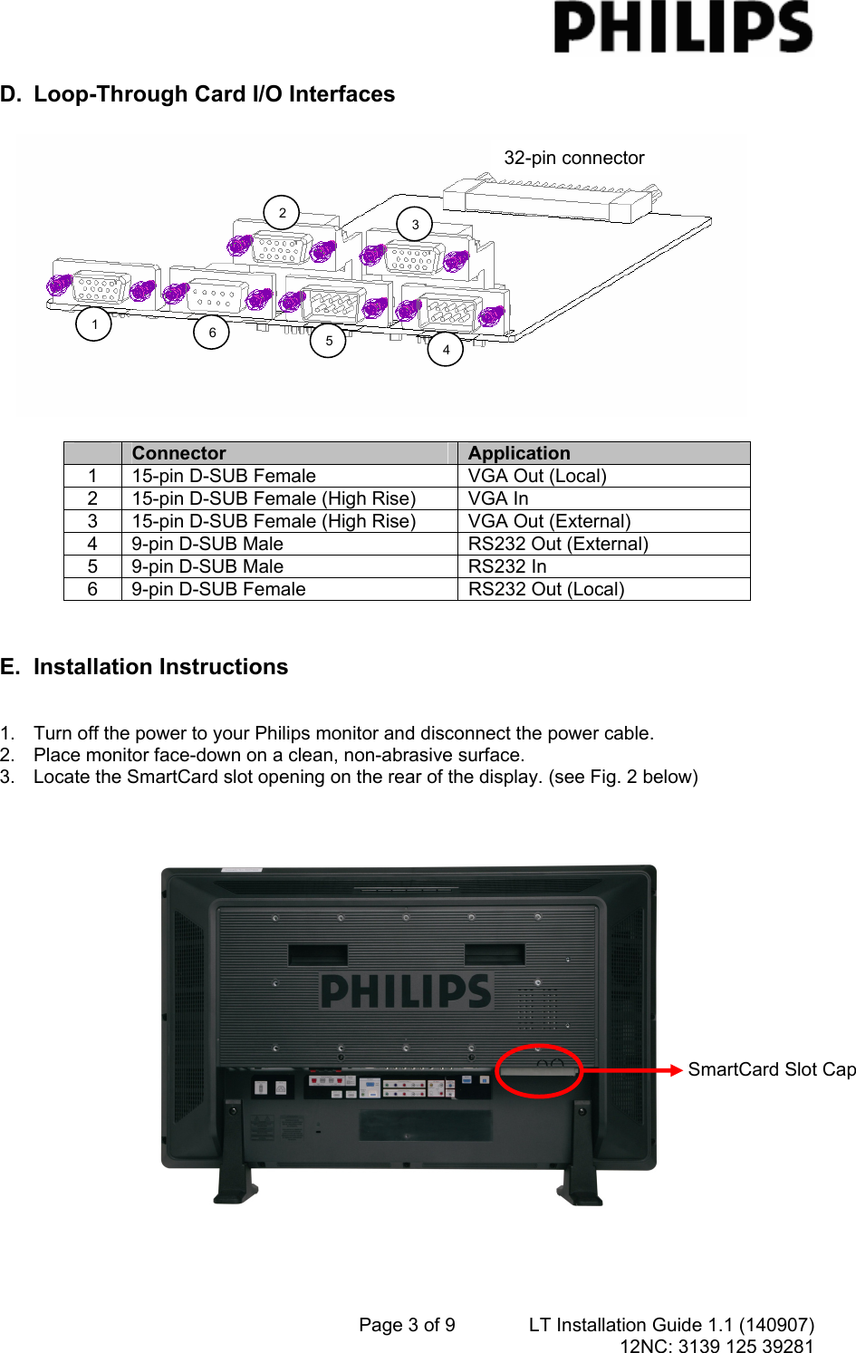 Page 3 of 9 - Philips Philips-Cra01-00-Owner-S-Manual Installation Guide For NetX