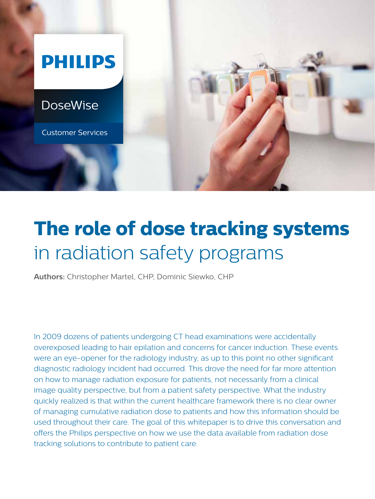 Page 1 of 3 - Philips  Dose Tracking Systems In Radiation Safety Programs White Paper V2?func=doc