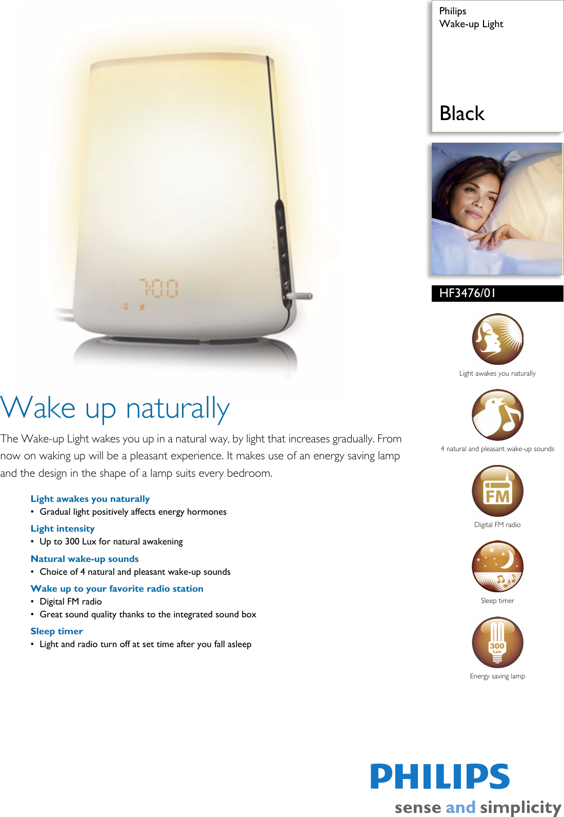 philips wake up light hf3476