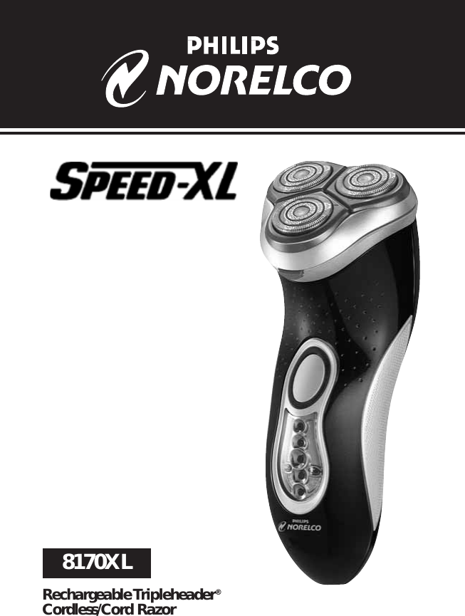 Philips Norelco 8170Xl Users Manual