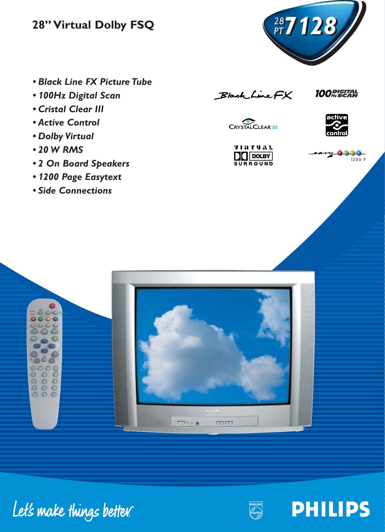 Page 1 of 2 - Philips Philips-Pt7128-Users-Manual- 28PT7128  Philips-pt7128-users-manual