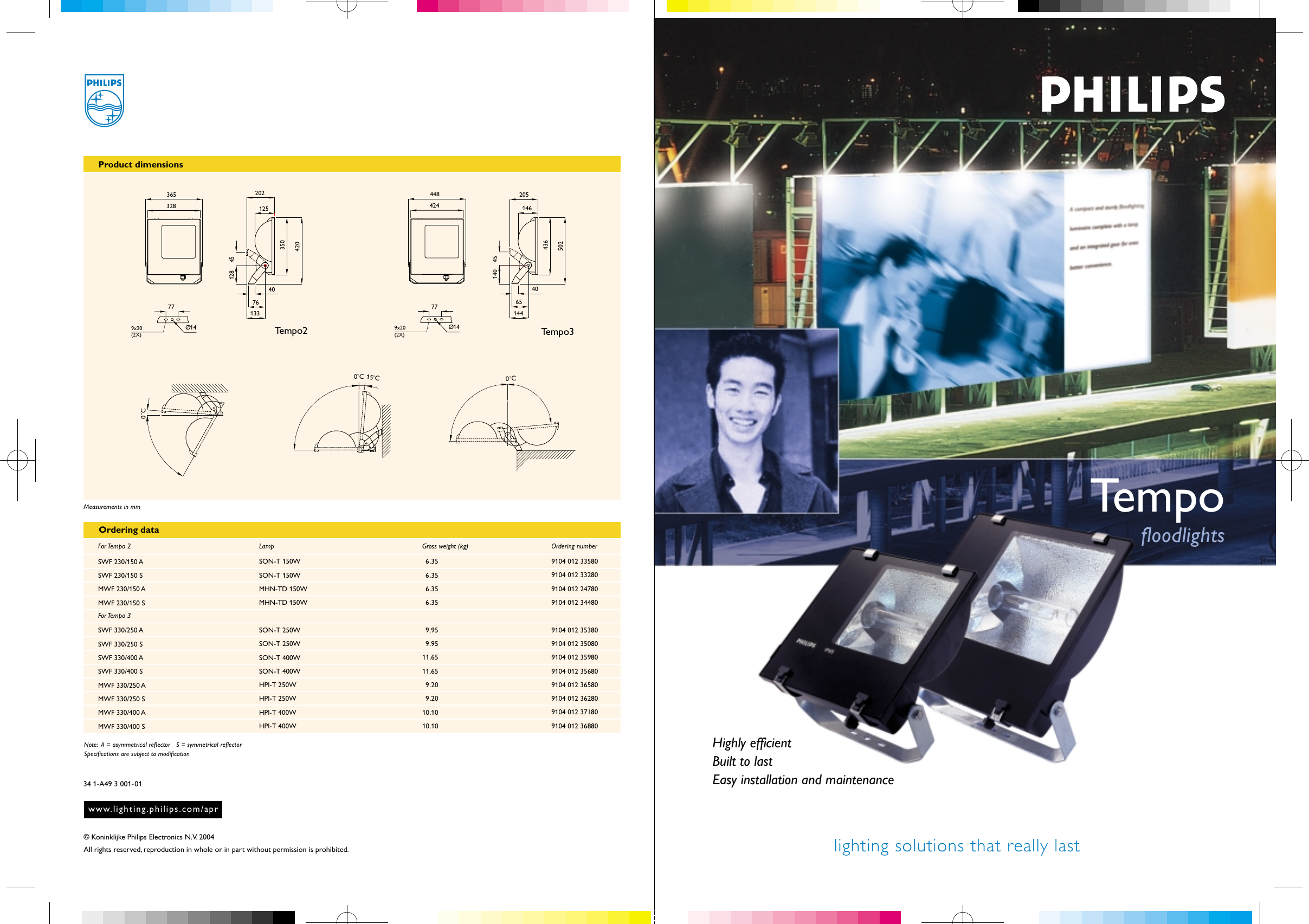 Page 1 of 2 - Philips Philips-Tempo-Flood-Light-Users-Manual-  Philips-tempo-flood-light-users-manual