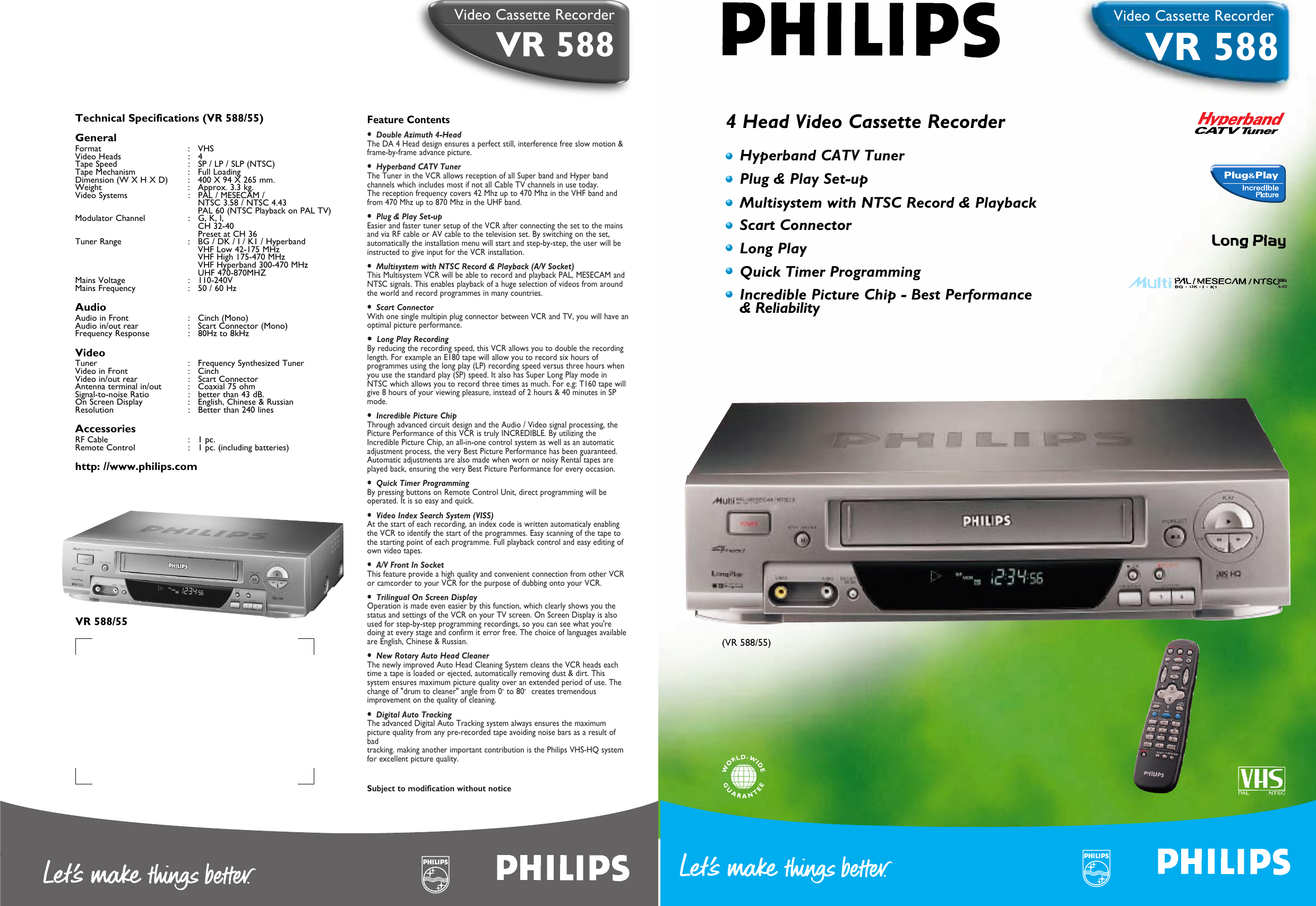 Vcr installation. Philips VR 588/55. Мультисистема Филипс. Super Multi System VCR. Philips Video Recorder m821 купить.