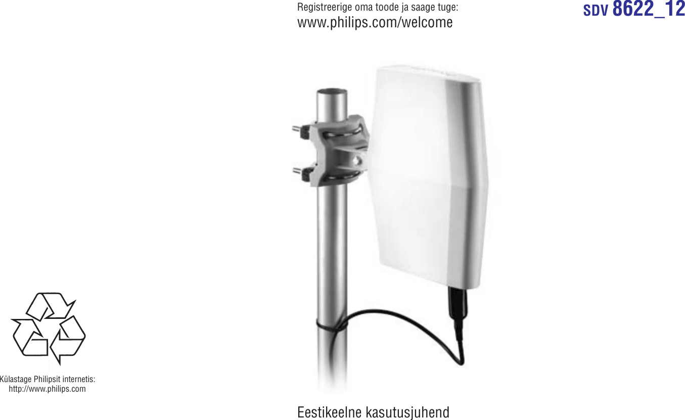 Page 1 of 6 - Philips SDV8622/12 376\377\000S\000D\000V\0008\0006\0002\0002\000_\0001\0002\000 \000e\000s\000t\000o\000n\000i\000a\000n\000.\000c\000d\000r User Manual Uživatelská Příručka Sdv8622 12 Dfu Est