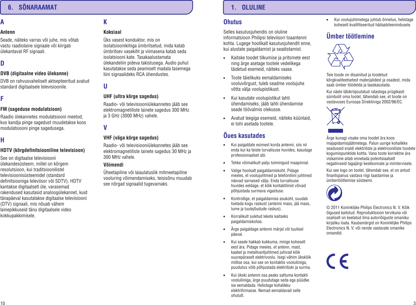 Page 3 of 6 - Philips SDV8622/12 376\377\000S\000D\000V\0008\0006\0002\0002\000_\0001\0002\000 \000e\000s\000t\000o\000n\000i\000a\000n\000.\000c\000d\000r User Manual Uživatelská Příručka Sdv8622 12 Dfu Est
