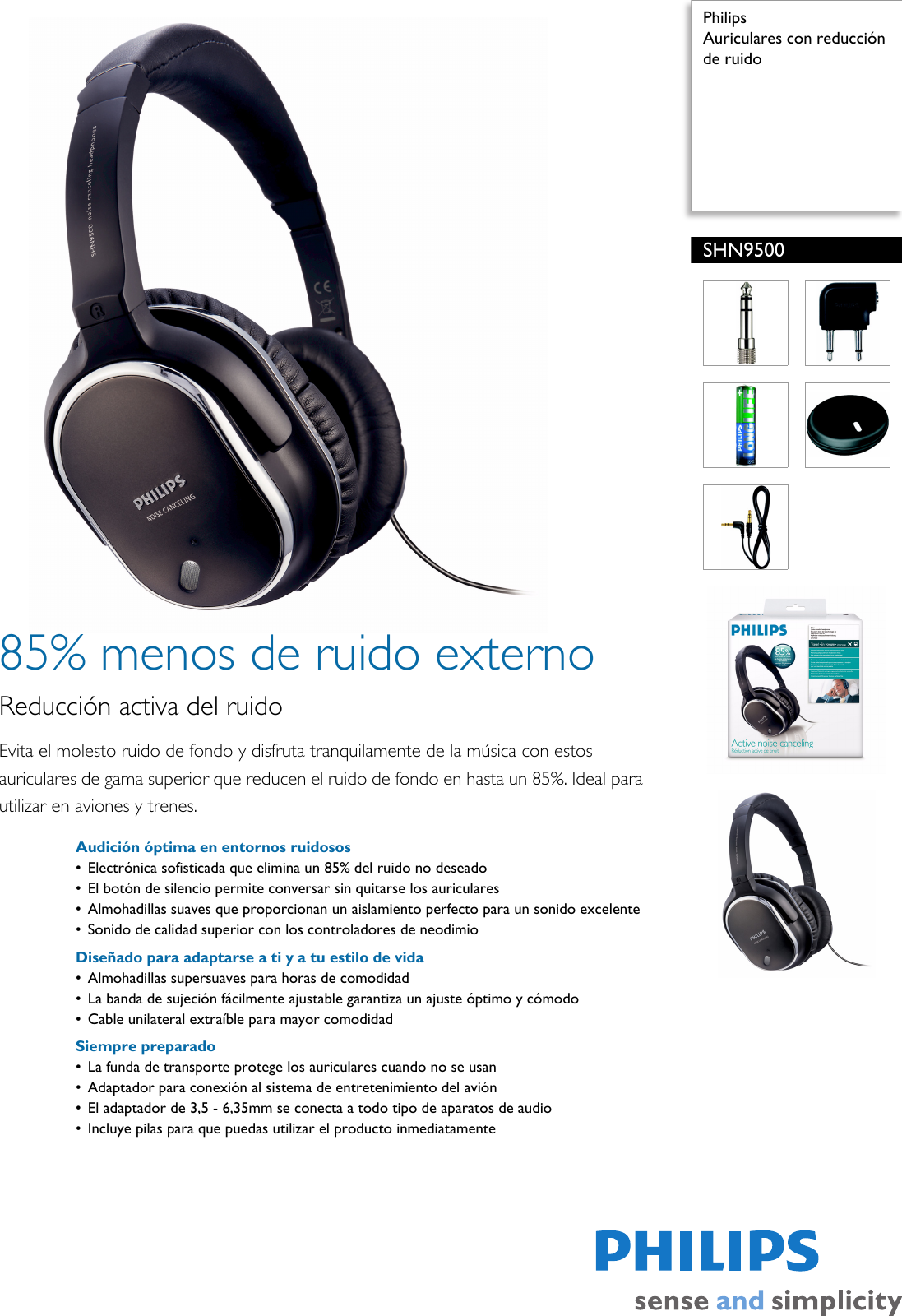 auriculares con reducción de ruido