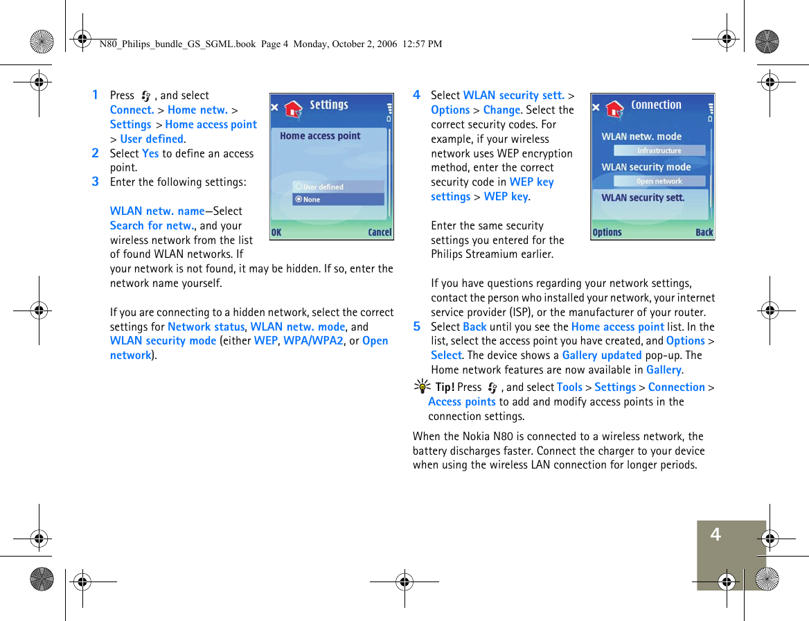 Page 4 of 9 - Philips SLA5520/00 N80_Philips_bundle_GS_SGML User Manual Průvodce Zapojením Sla5520 00 Hug Eng