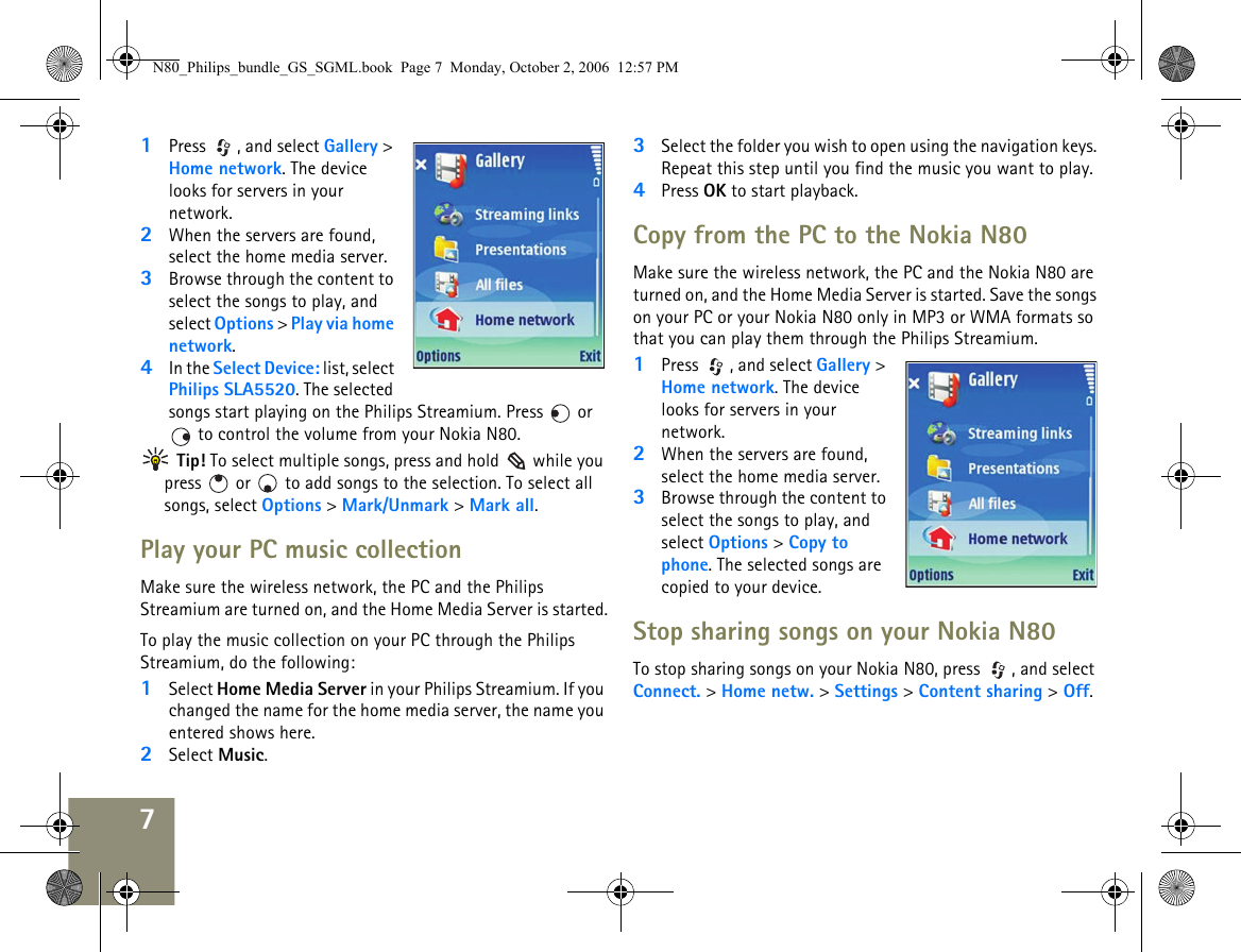 Page 7 of 9 - Philips SLA5520/00 N80_Philips_bundle_GS_SGML User Manual Průvodce Zapojením Sla5520 00 Hug Eng