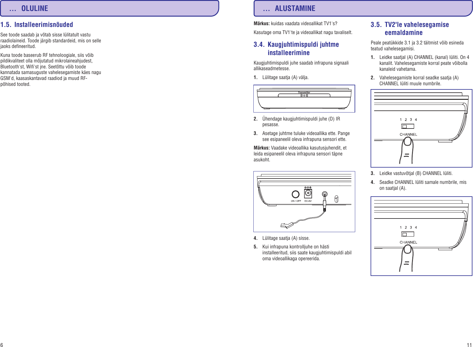 Page 6 of 8 - Philips SLV3110/12 SLV3110_12 Estonian User Manual Brugervejledning Slv3110 12 Dfu Est