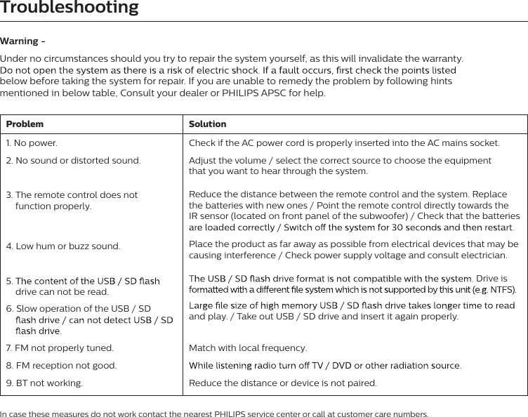 Page 8 of 10 - Philips SPA8000B/94 User Manual Spa8000b 94 Dfu Aen