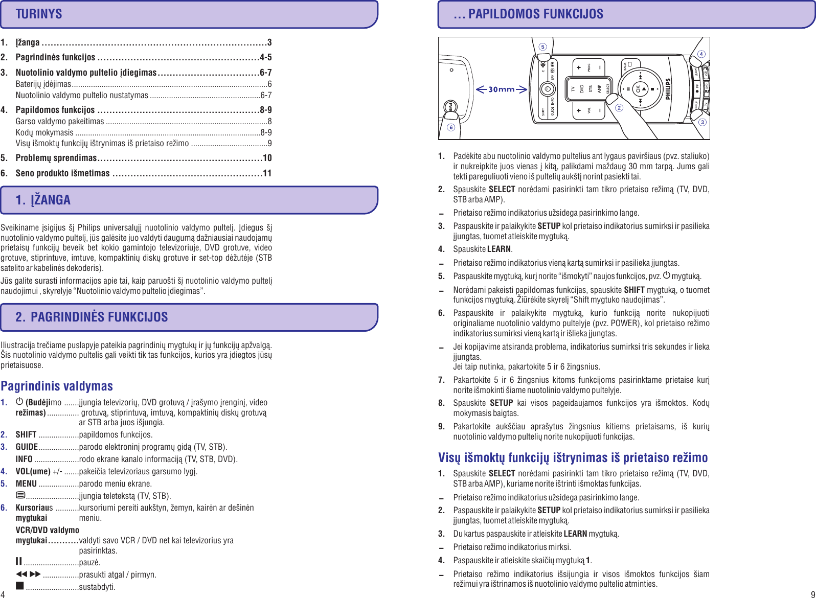 Page 4 of 6 - Philips SRU7140/10 SRU7140 Lietuviesu User Manual 10 Dfu Lit