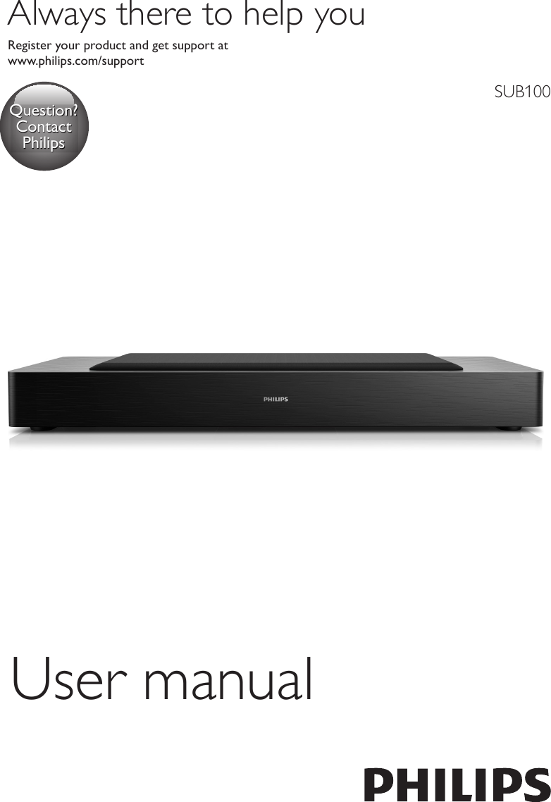 philips wireless subwoofer sub100