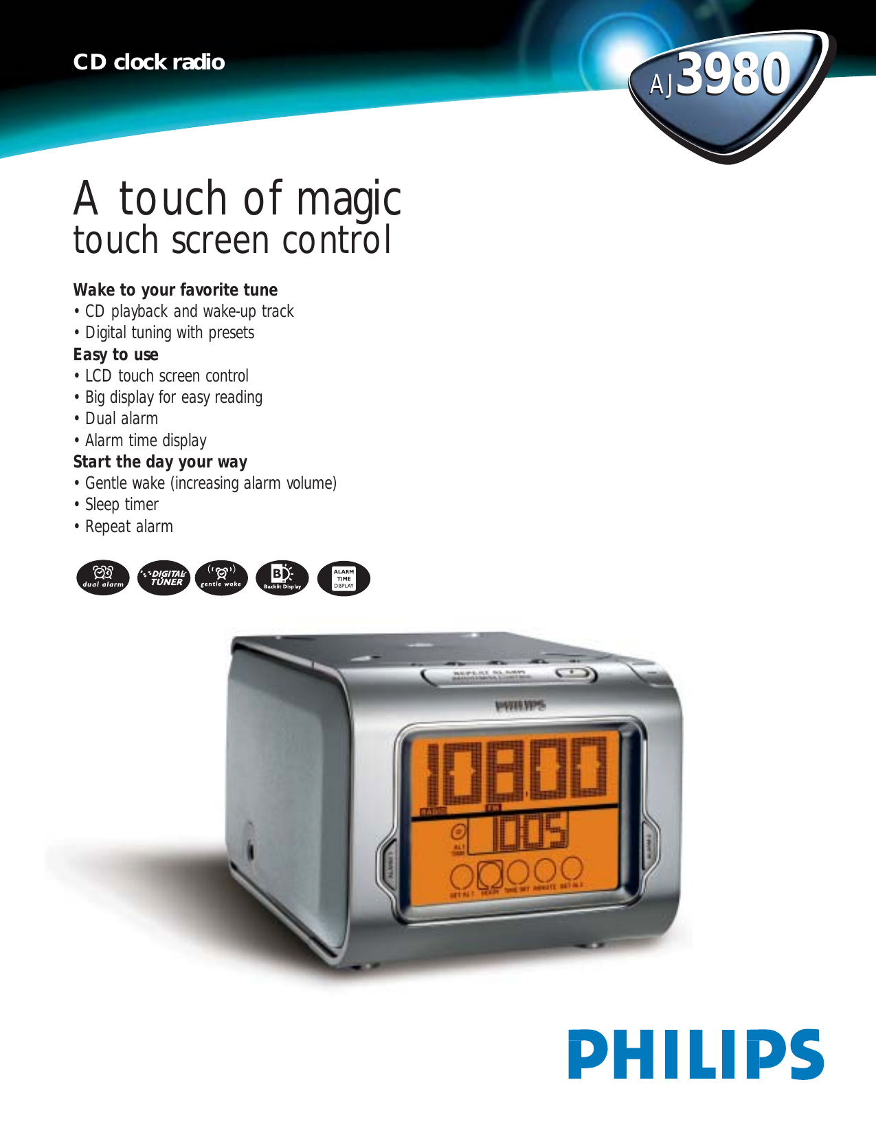 Philips LF_AJ3980_usa Aj3980 17 Pss Aenhk