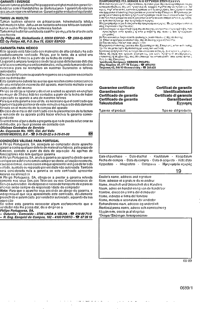 Page 7 of 11 - Philips AW7892 Dfu Esp
