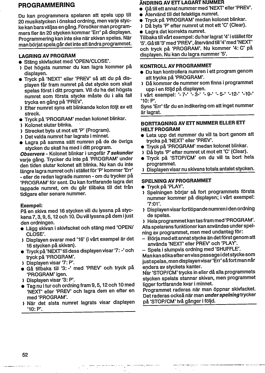Page 6 of 10 - Philips  CD482 Dfu Swe