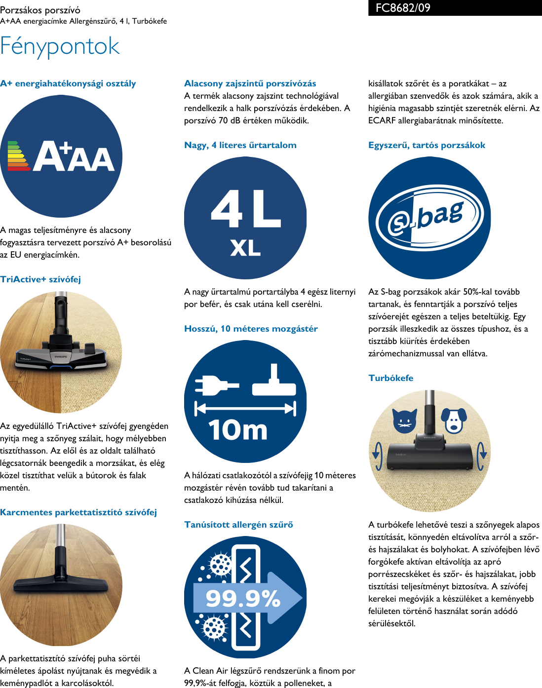 Page 2 of 3 - Philips FC8682/09 Porzsákos Porszívó PorzsÃ¡kos PorszÃ­vÃ³ Fc8682 09 Pss Hunhu