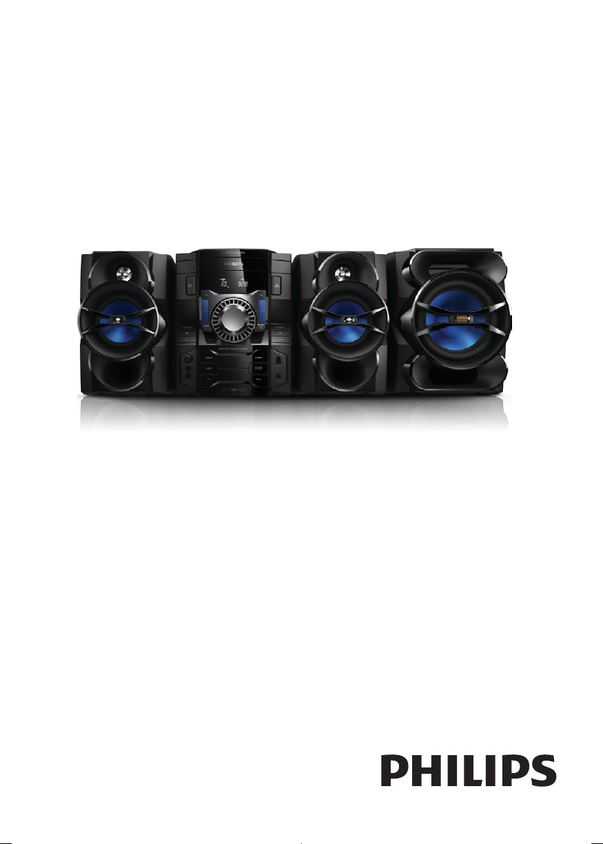 Philips Manual Del Usuario Fwm6000x 77 Dfu Esp