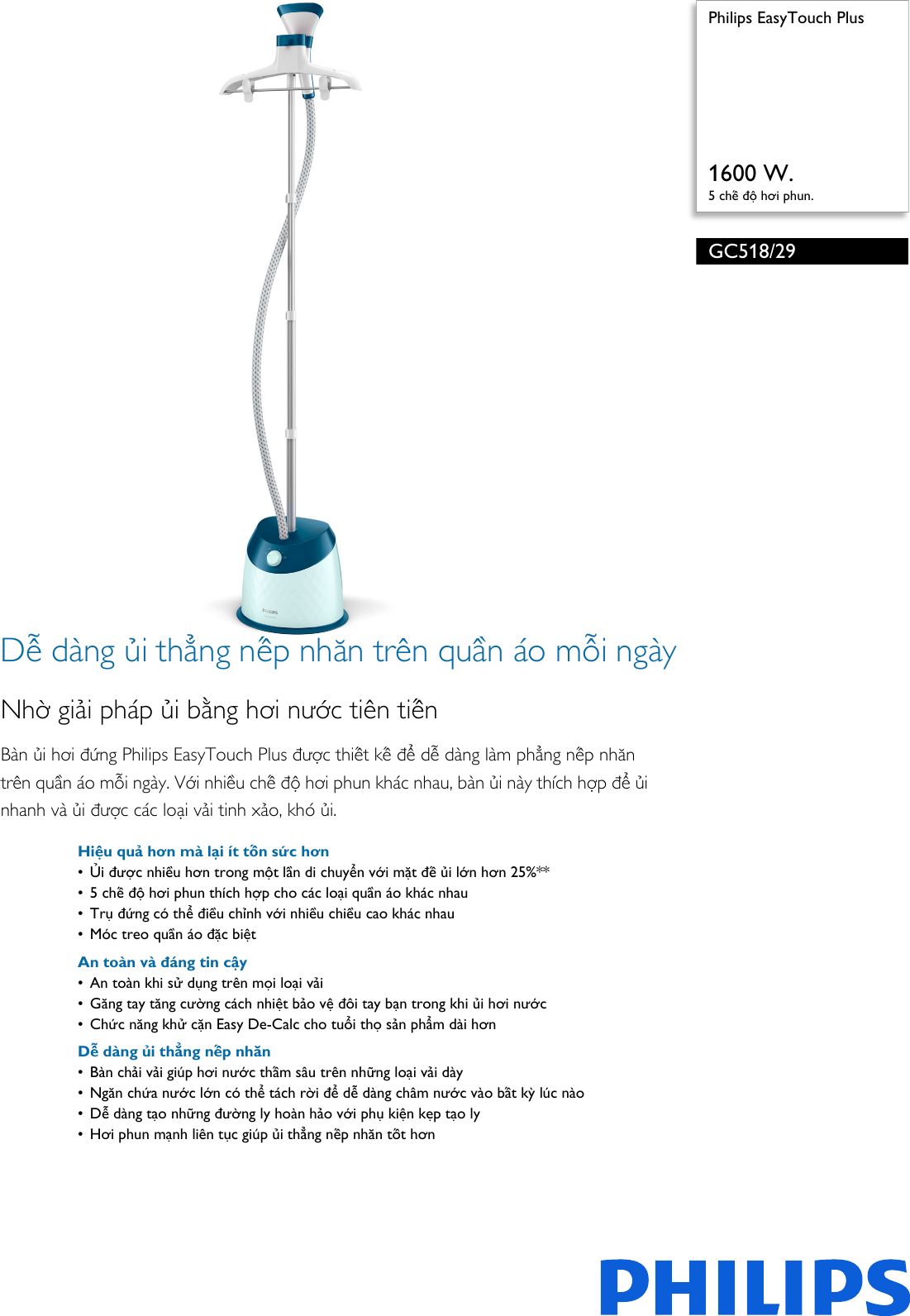 Philips Gc518 29 Gc518 29 Pss Vievn