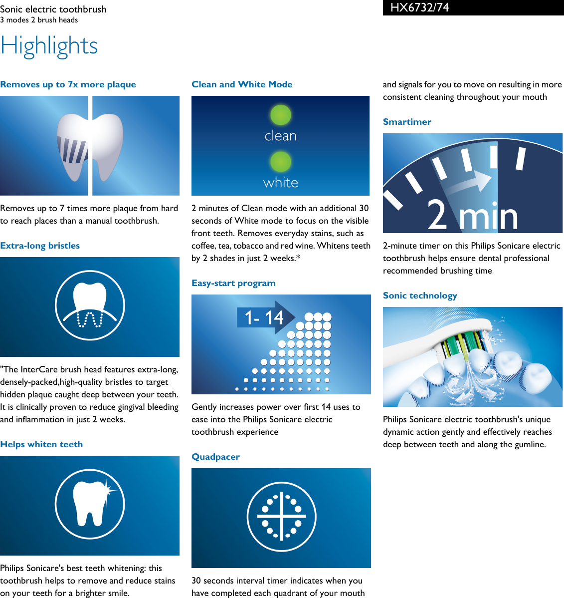 Page 2 of 3 - Philips HX6732/74 Sonic Electric Toothbrush Hx6732 74 Pss Aenus