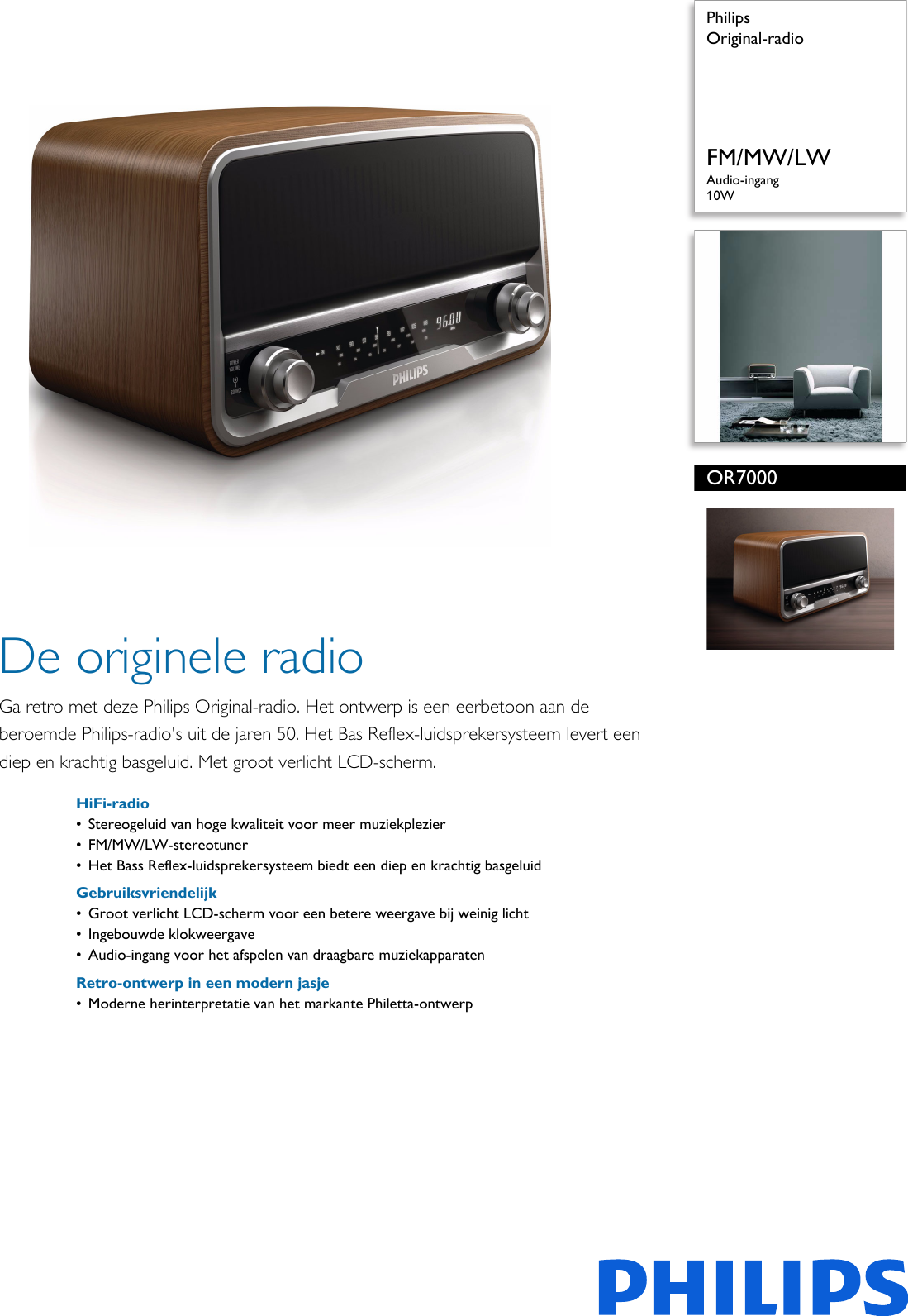 Page 1 of 2 - Philips OR7000/12 Original-radio Or7000 12 Pss Nldnl