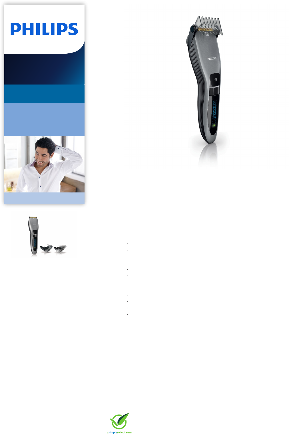 philips qc5390 hair clipper