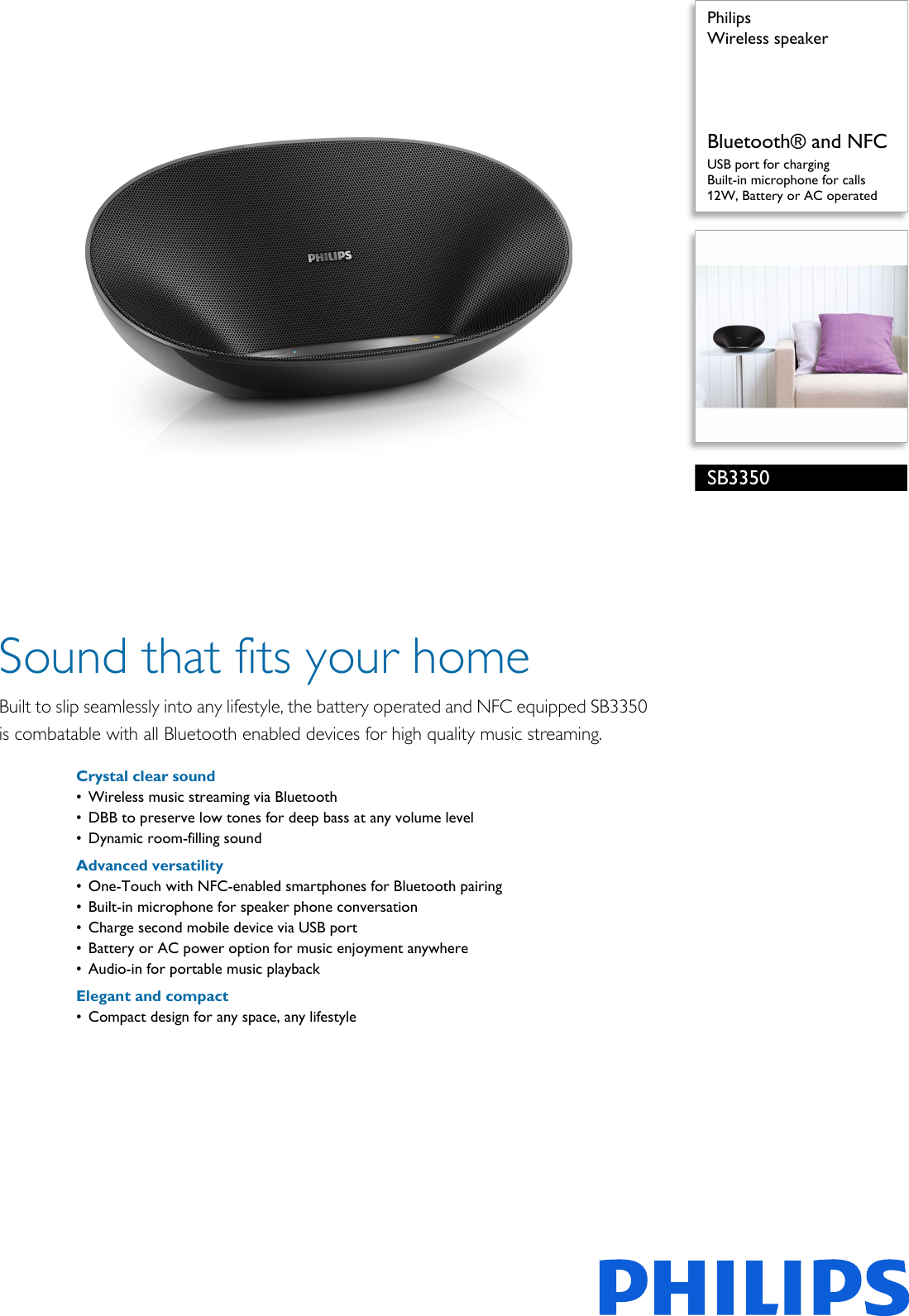 philips sb3350