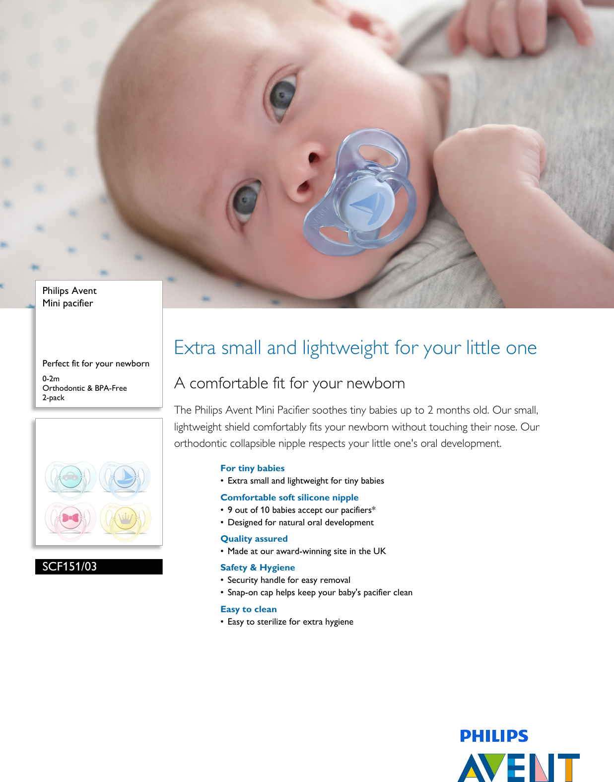 small nipple pacifier for newborn