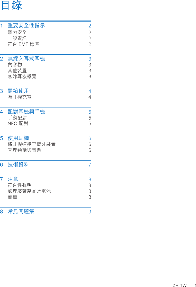 Page 3 of 12 - Philips  User Manual Shb5800rd 00 Dfu Zht