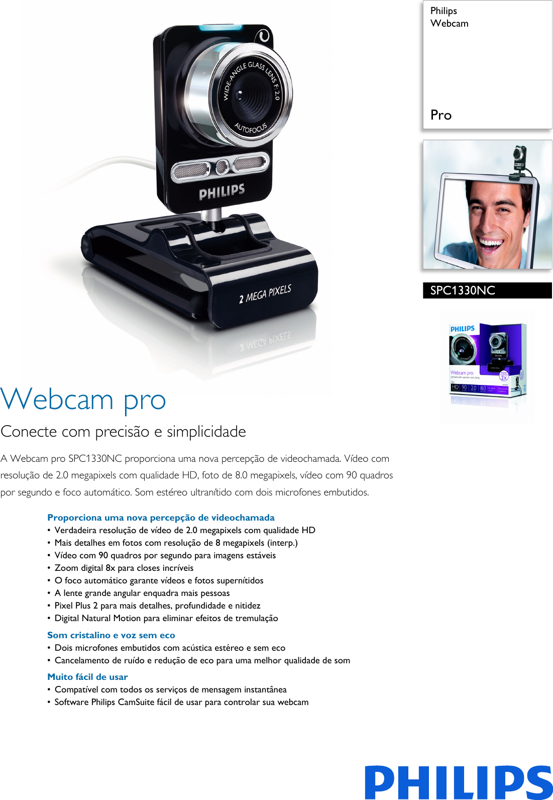 Page 1 of 3 - Philips SPC1330NC/00 Webcam Spc1330nc 00 Pss Brpbr