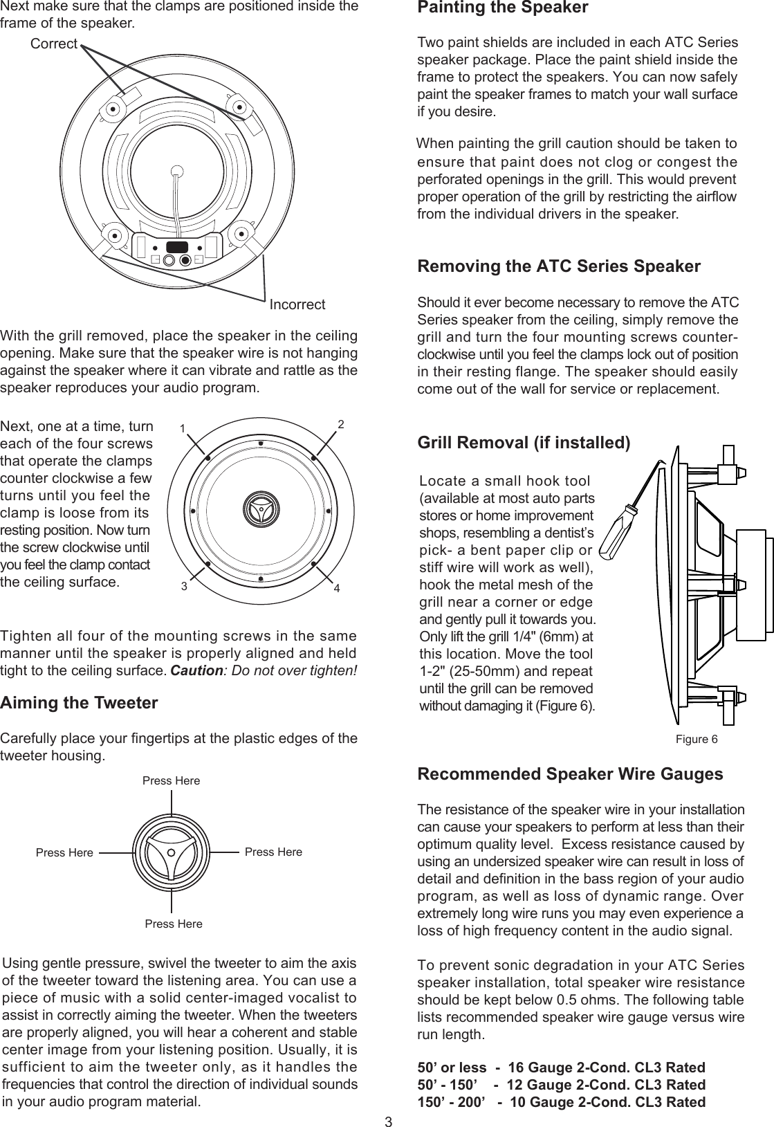 Phoenix Gold Speaker Atc8 Users Manual AS6c Pg1