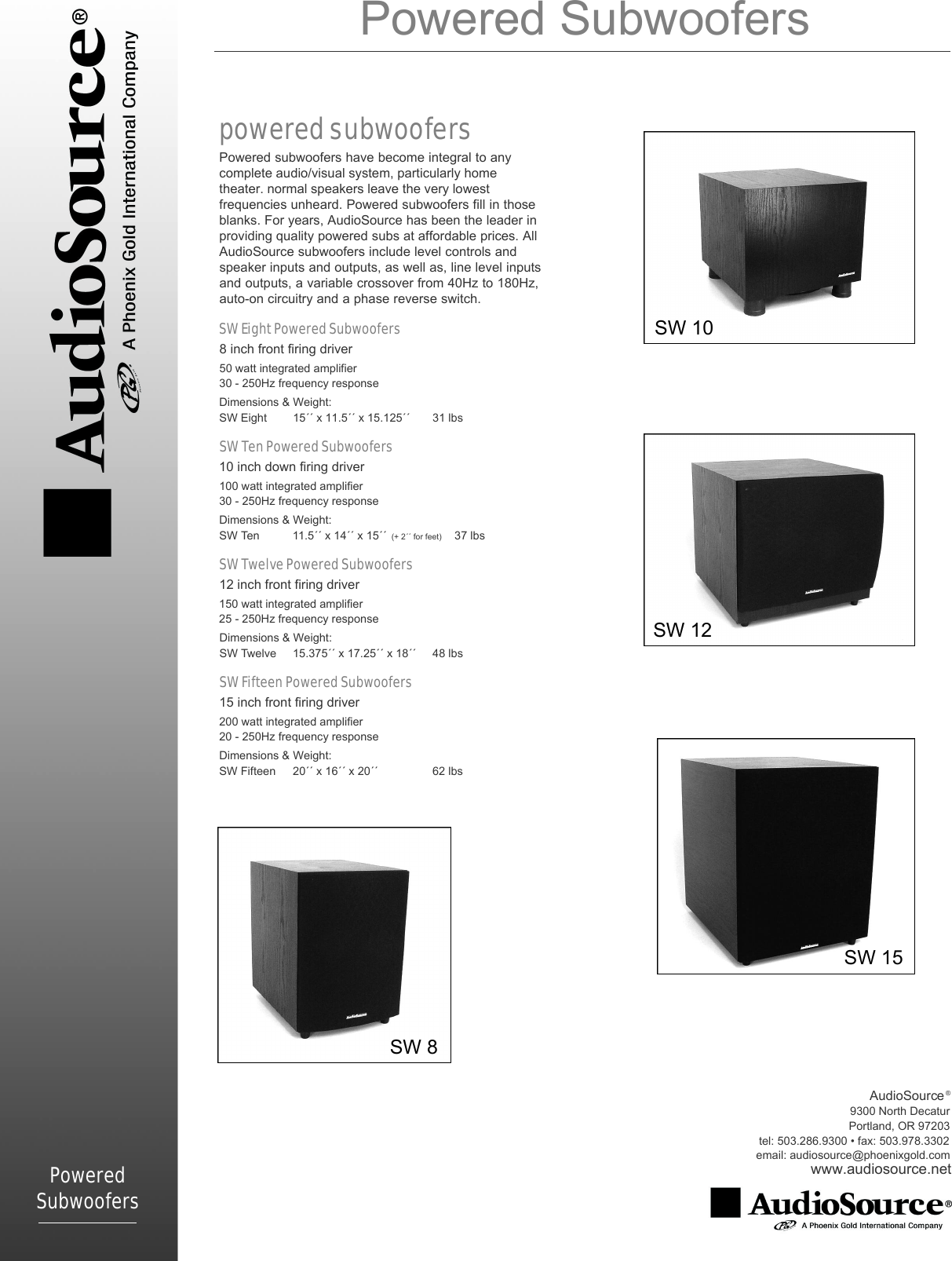 Page 1 of 1 - Phoenix-Gold Phoenix-Gold-Phoenix-Gold-Speaker-Sw-10-Users-Manual-  Phoenix-gold-phoenix-gold-speaker-sw-10-users-manual