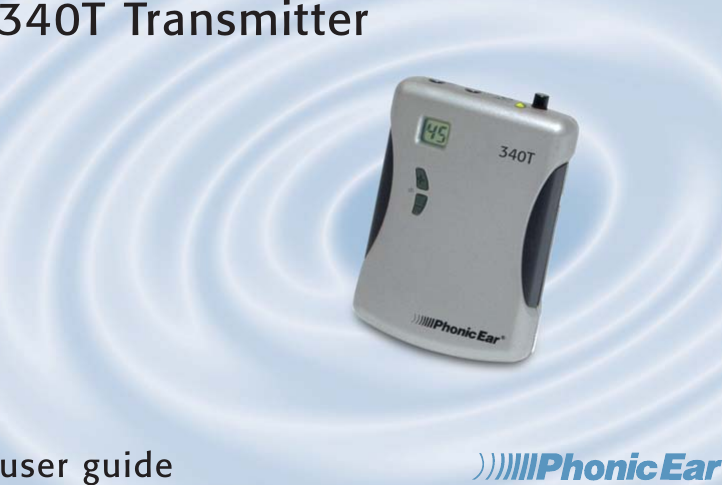 user guide340T Transmitter