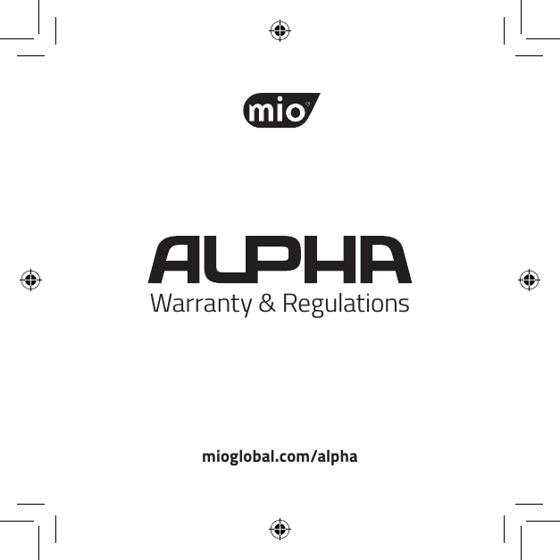 Warranty &amp; Regulationsmioglobal.com/alpha