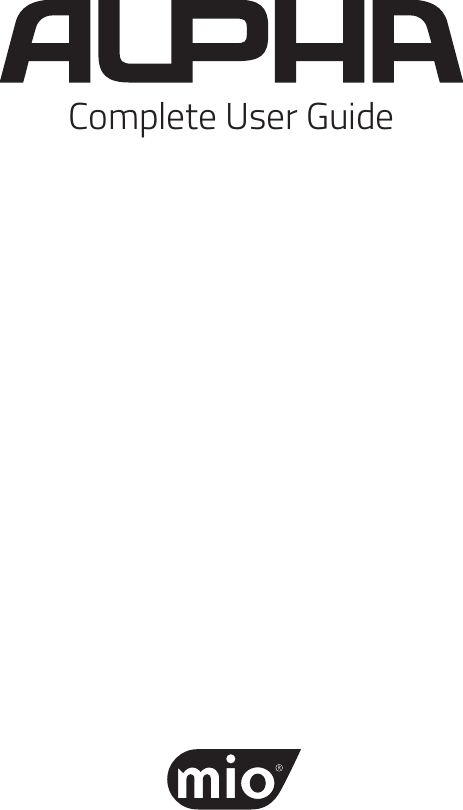 MIO Alpha User Guide 01Complete User Guide