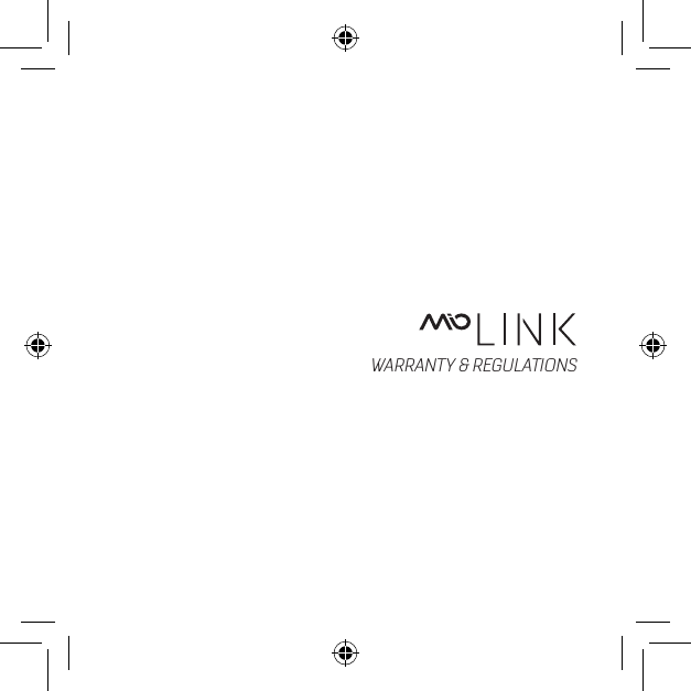 WARRANTY &amp; REGULATIONS