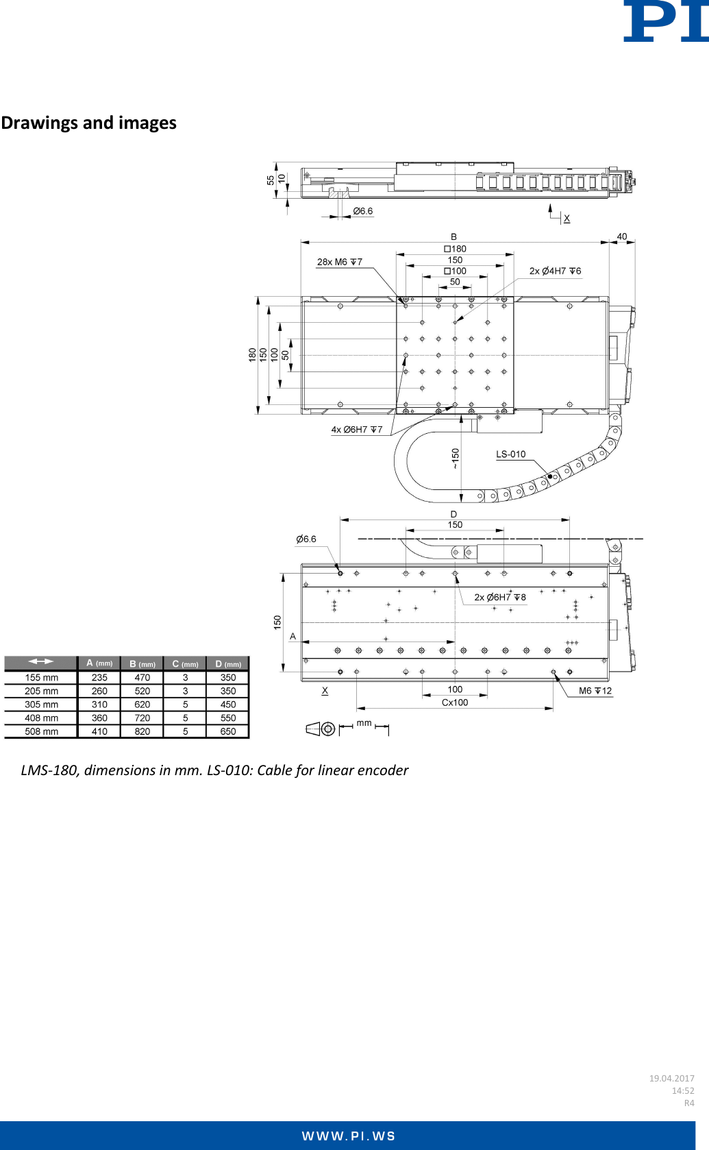 Physik Instrumente Datasheet Lms